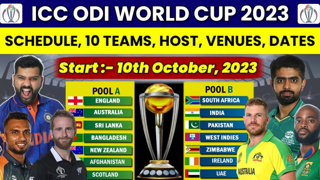 T20 World Cup 2023 Schedule Men's